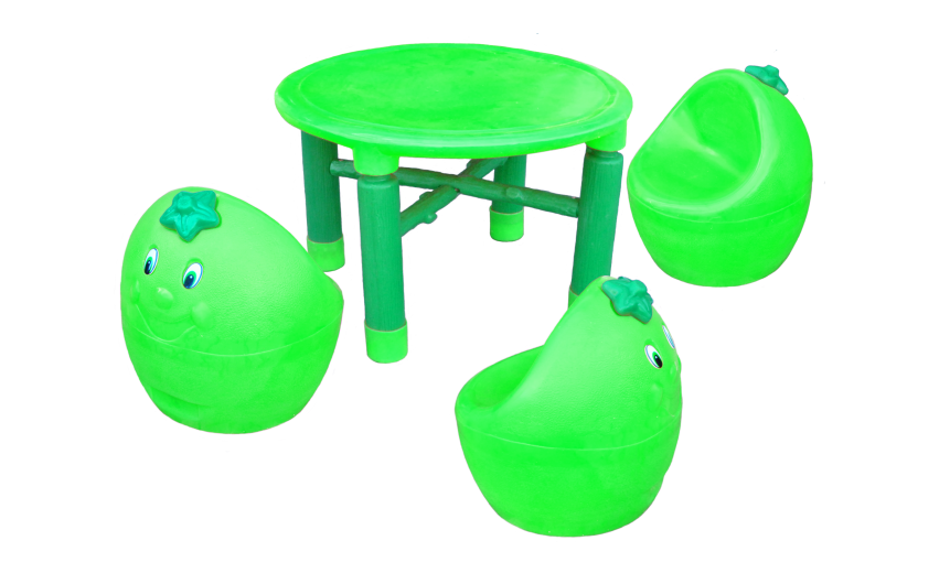 Conjunto Mesa e Banquetas Frutas-Imagem 3