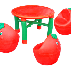 Conjunto Mesa e Banquetas Frutas